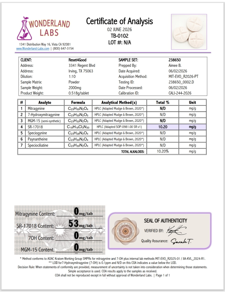SR17 50 Tablets Bottle - Berry Flavor - Image 3